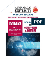 MBA Dual Specialisation PDF