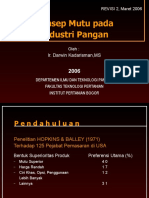 Konsep Mutu PD Industri Pangan TPG 2006