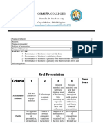 Criteria: Osmeña Colleges