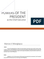 Powers of The President