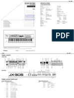 Jx-305 Service Notes