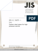JIS G3455 Carbon Steel Pipes for High Pressure Service