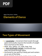 Elements of Dance and Body Movement | PDF | Dances | Rhythm