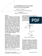 Simulation of Multifilament Semicrystalline Polymer Fiber Melt-Spinning