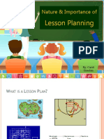 Nature and Importance of Lesson Planning.pptx