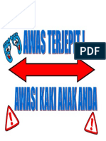 Awasi Kaki Anak Anda