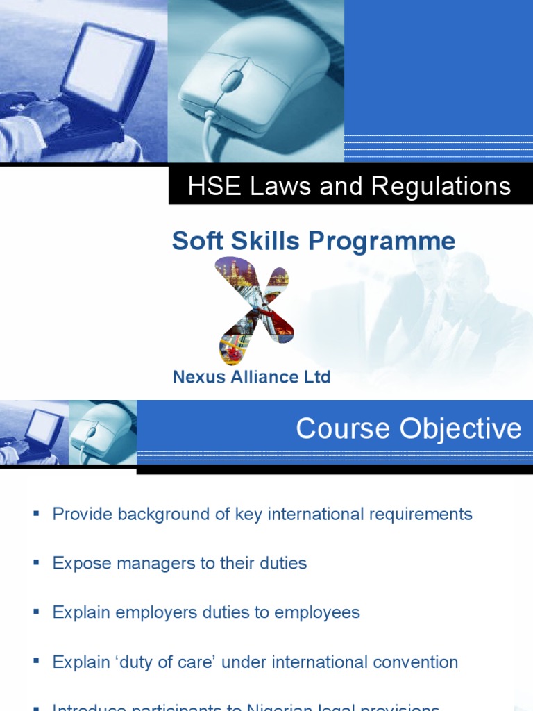 HSE Laws and Regulations | PDF | Occupational Safety And Health ...
