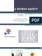 Topik 2 Patient Safety: Evita Oktavia G1A218061