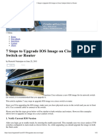 7 Steps To Upgrade IOS Image On Cisco Catalyst Switch or Router