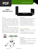 Mbox HSA-500 Datasheet