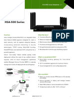 Mbox HSA-500 Datasheet