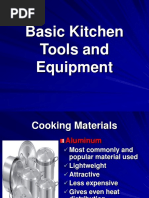 Basic Kitchen Tools and Equipment