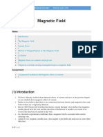 Magnetic Field: (1) Introduction