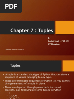 Chapter-8 Tuples PDF