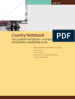 Country Notebook: The Country Notebook-A Guide For Developing A Marketing Plan