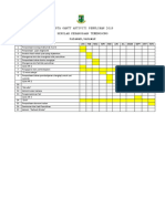 Carta Gantt Aktiviti Pemulihan 2019