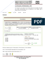 Prova Matemática - BR Distribuidora - CPOAJUSE - 2013