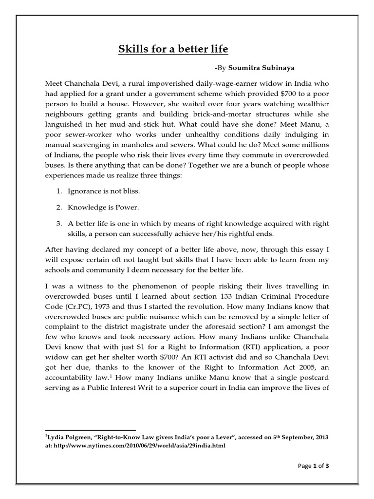Skills For A Better Life | PDF | Literacy | Virtue