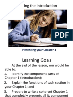 (B) - Writing The Introduction PDF