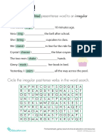 Irregular Past Tense Third