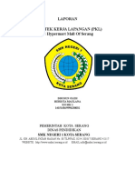 Laporan Praktek Kerja Lapangan (PKL) Di Hypermart Mall of Serang