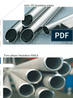 Commom Austenitic SS Seamless Pipes