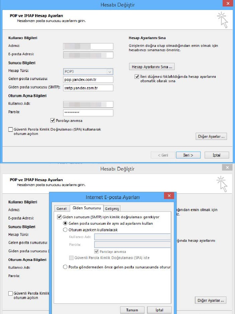 How To Setup Yandex Mail Pop3 Imap | PDF