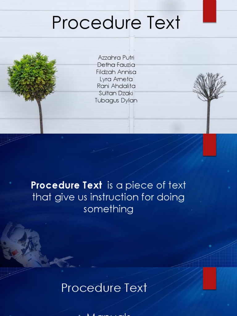 How to Create an Effective Procedural Text: A Guide on the Generic ...