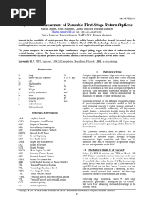 Systematic Assessment of Reusable First-Stage Return Options