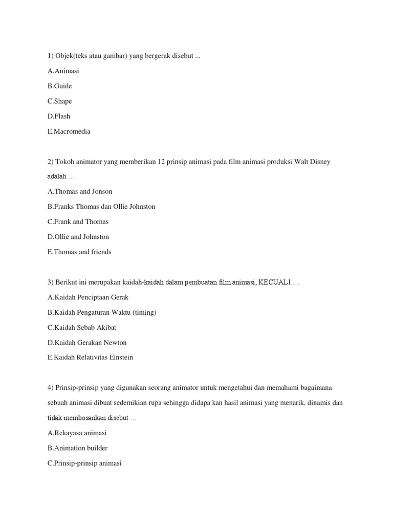 Soal | PDF | Metode & Bahan Ajar | Seni