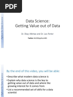 Data Science Generating Value From Data Course Slides Red