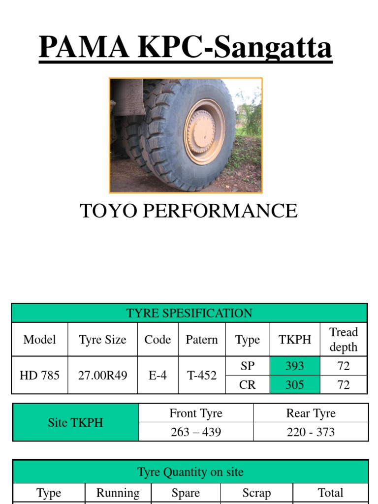Toyo Presentation Tire Natural Materials