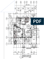 A' C C' D E F A B: Ground Floor Plan