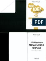 100 Idei Geniale de Managementul Timpului PDF