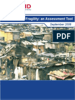 Education and Fragility: An Assessment Tool. USAID 2006