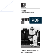 Listino Fleetguard 17 Settembre 2012
