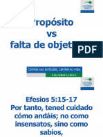 Propósito Vs Falta de Objetivos