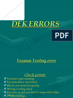 Dek Errors