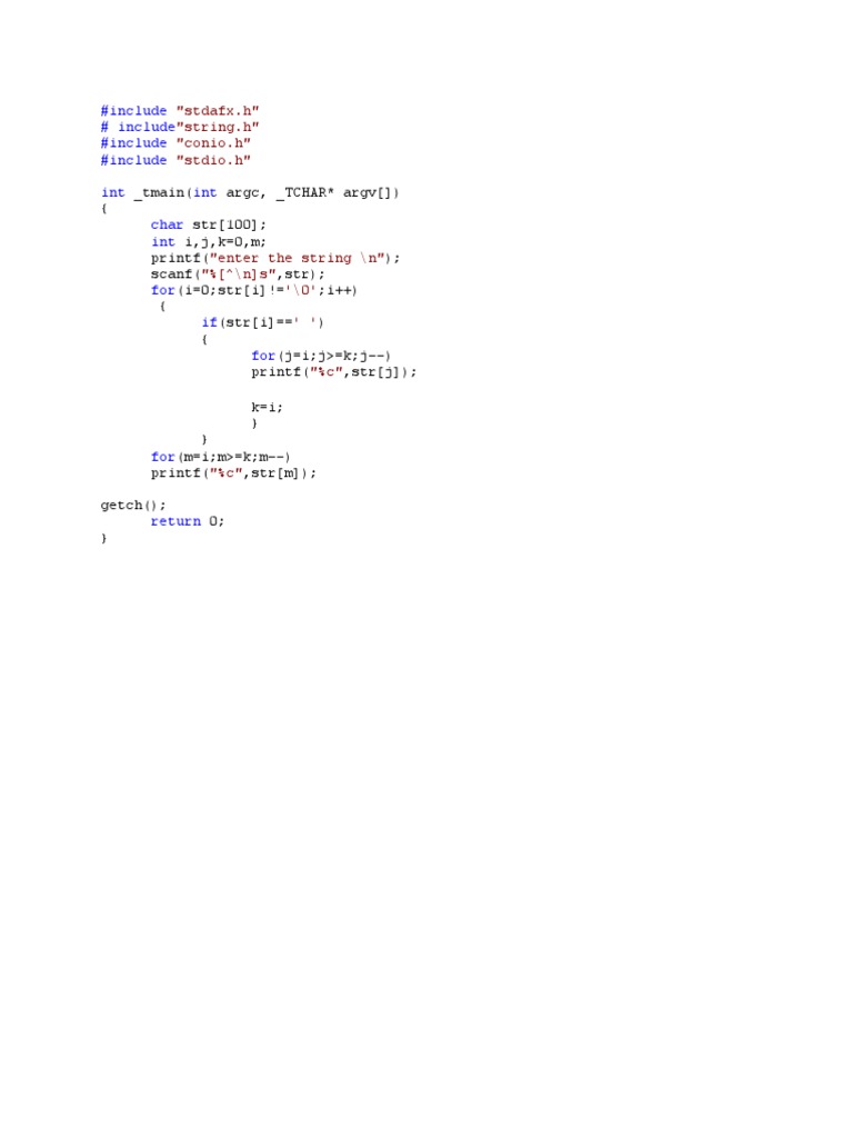 Reverse Words in a String | PDF