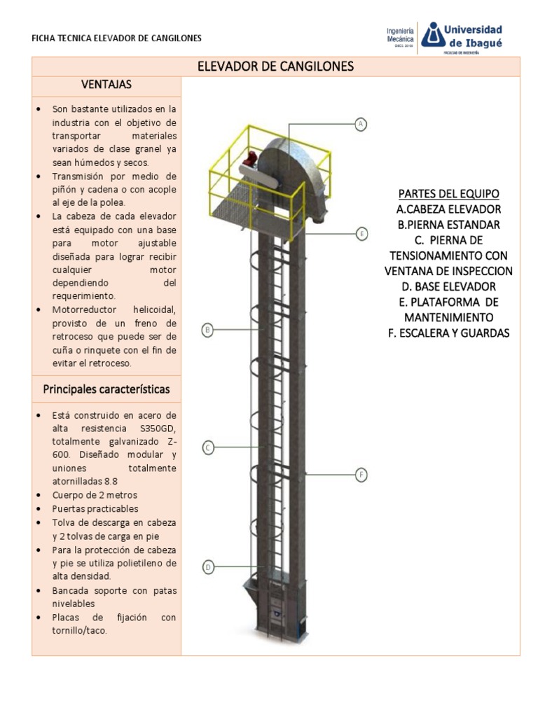 Elevador de Cangilones | PDF