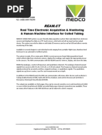 Ream - CT: Real Time Electronic Acquisition & Monitoring & Human Machine Interface For Coiled Tubing