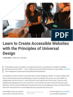 Learn To Create Accessible Websites With The Principles of Universal Design - Interaction Design Foundation