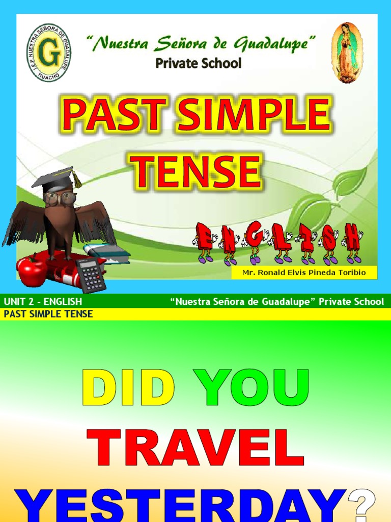 Past Simple Tense Guide for Students | PDF | Grammatical Tense | Grammar