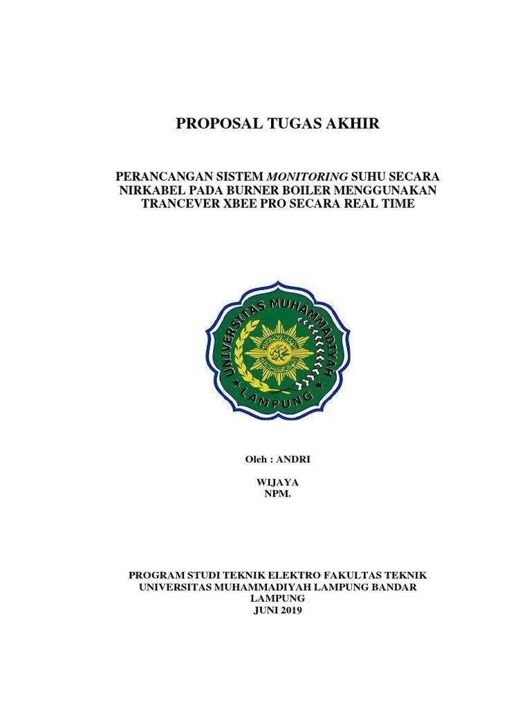 Contoh Proposal Teknik Elektro