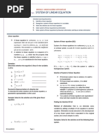 System of Linear Equations Matlab