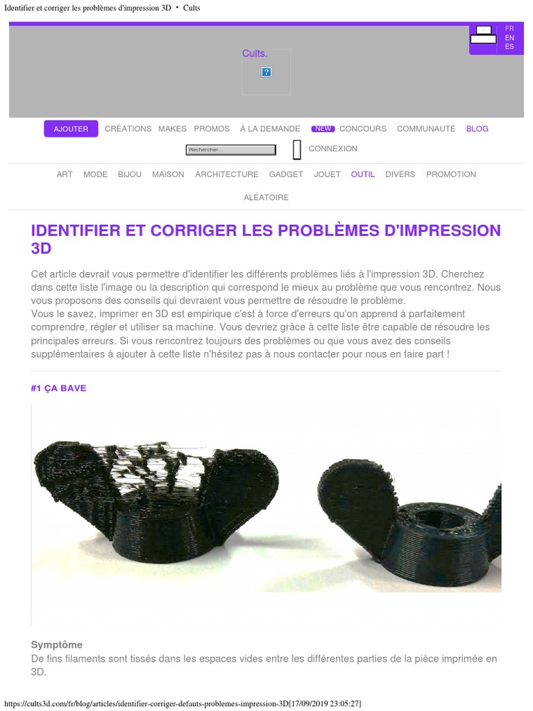 Comment enlever les supports d'impression 3D ?・Cults