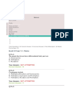 Result Online Assessment (MCQ) : Result of Topic 7.2: Plantae