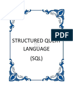 Structured Query Language (SQL)