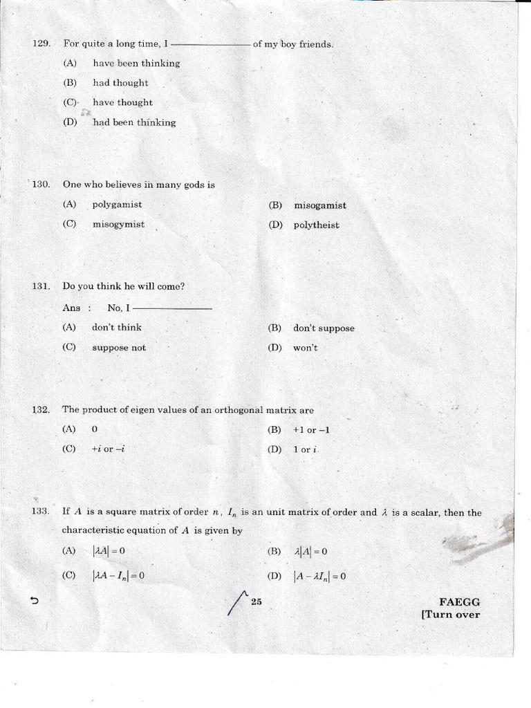 Grammar and Matrix Concepts Review | PDF