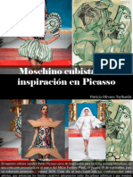 Patricia Olivares Taylhardat - Moschino Cubista Con Inspiración en Picasso